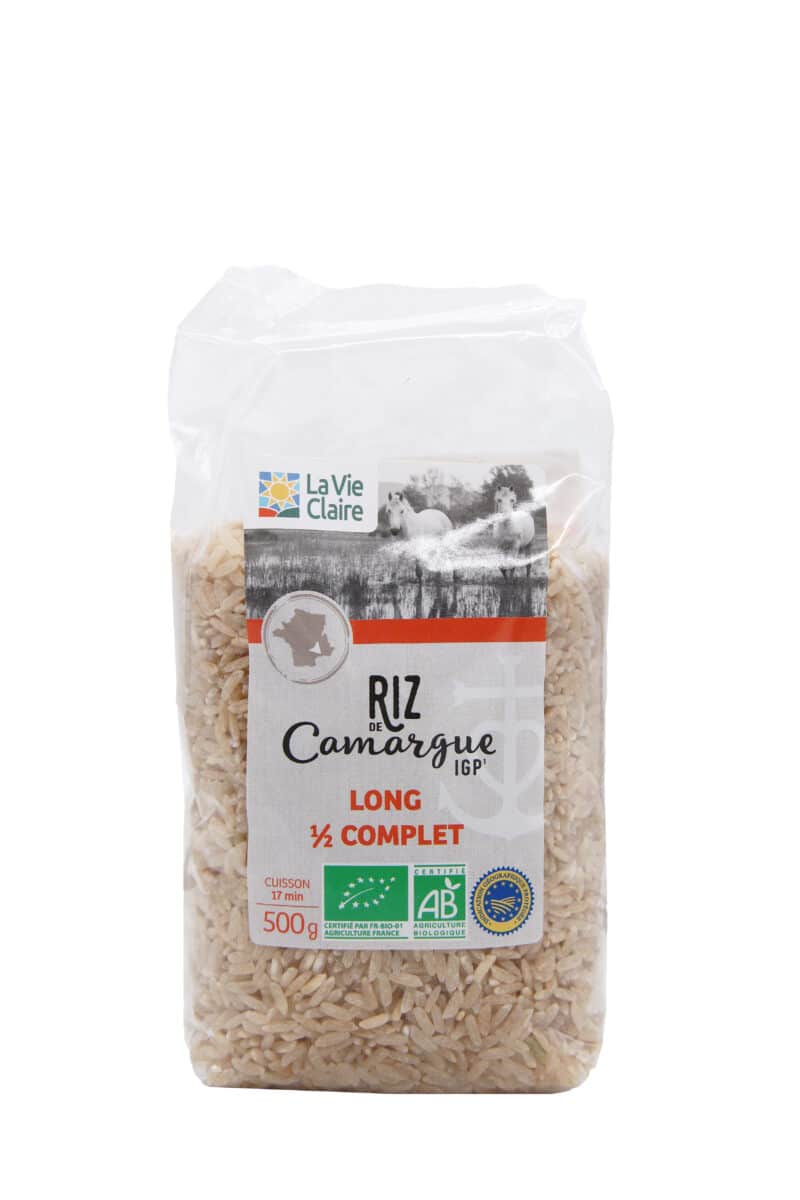 Riz long demi-complet de Camargue bio