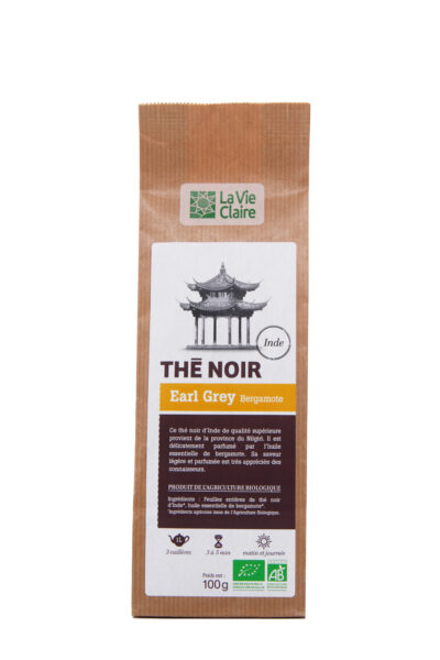 Thé noir Earl Grey bio