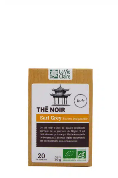 Thé noir Earl Grey Bergamote bio