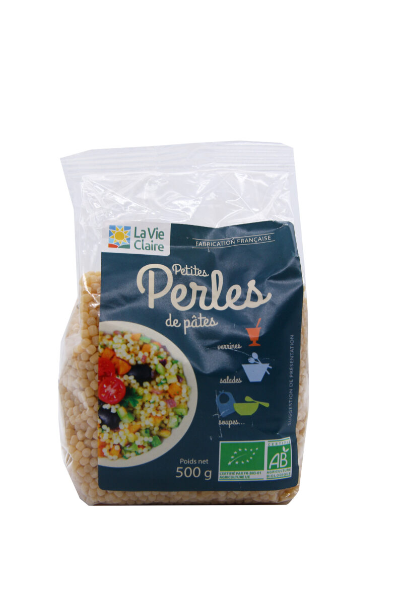 Pâtes perles bio