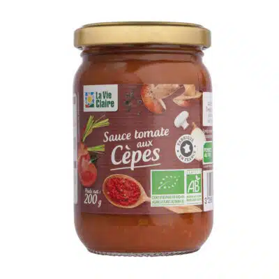 Sauce tomate aux cèpes bio