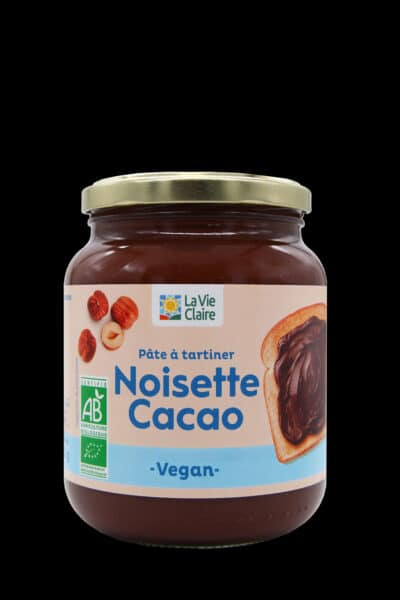 Pâte à tartiner sans lactose bio