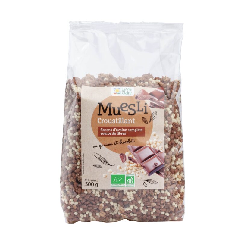 Muesli au quinoa et au chocolat bio