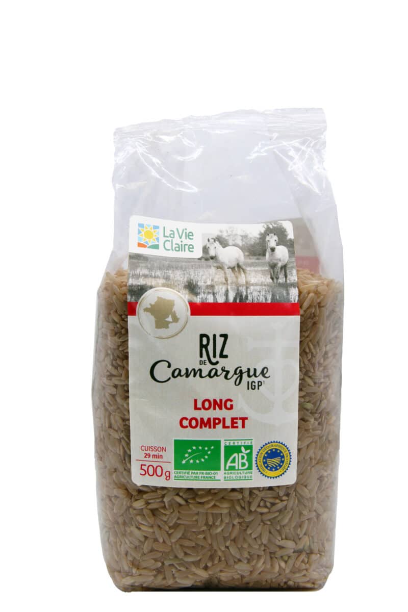 Riz Camargue long complet bio