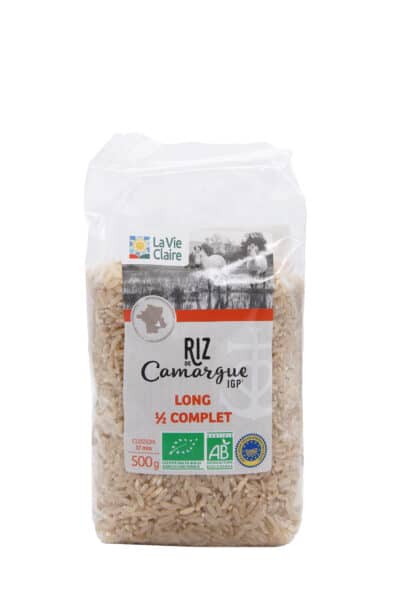 Riz long demi-complet de Camargue bio