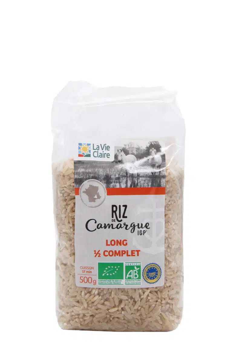 Riz de Camargue IGP long semi complet bio 500g La Vie Claire