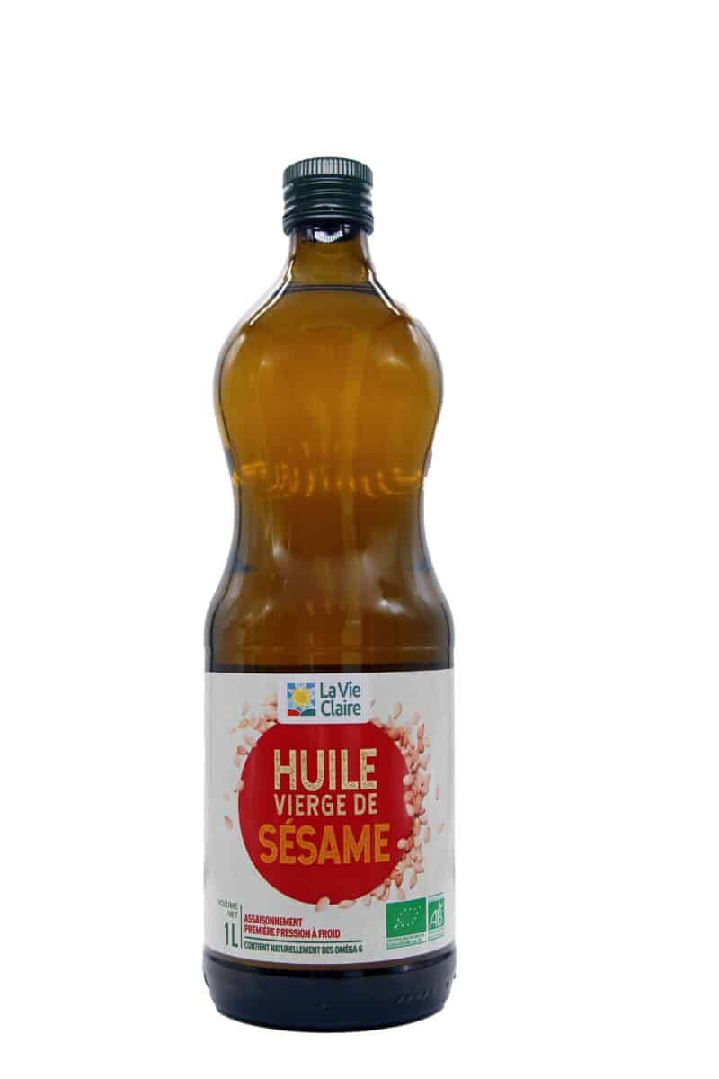 Huile vierge de sésame bio