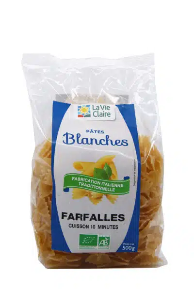 Farfalles blanches bio