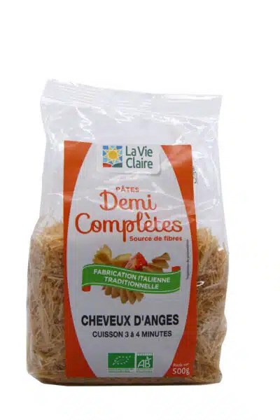 Cheveux d'ange demi-complètes bio