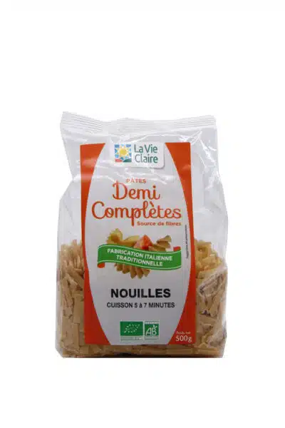 Nouilles demi-complets bio