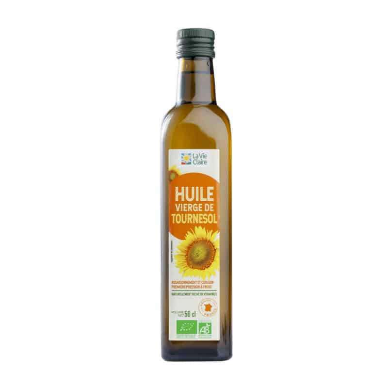 Huile de tournesol vierge biologique