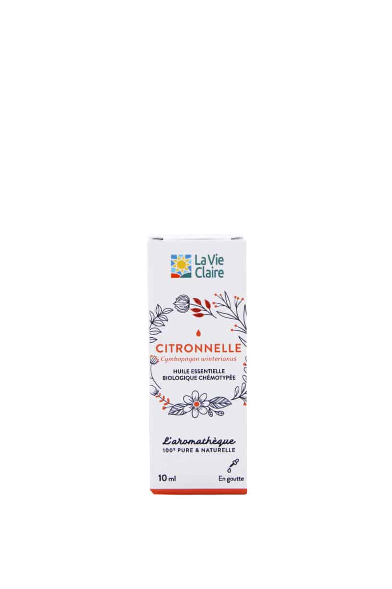 Huile essentielle de citronnelle bio