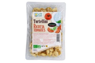 Tortellini ricotta tomates bio