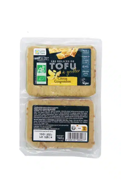 Délices de tofu citron gingembre bio