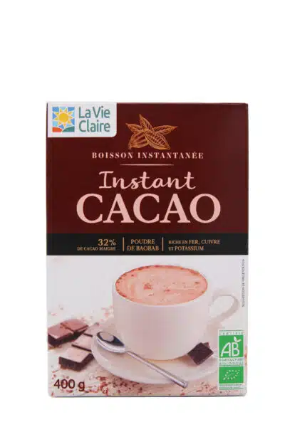 Petit déjeuner cacao bio