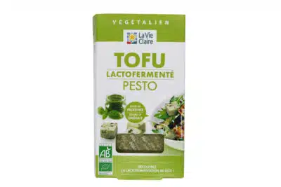 Tofu lactofermenté pesto bio