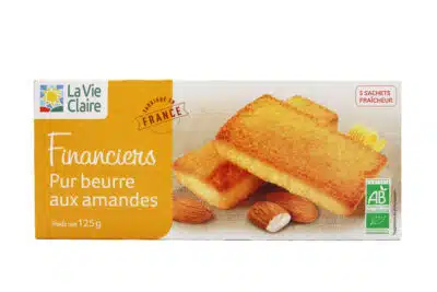 Financiers pur beurre aux amandes bio