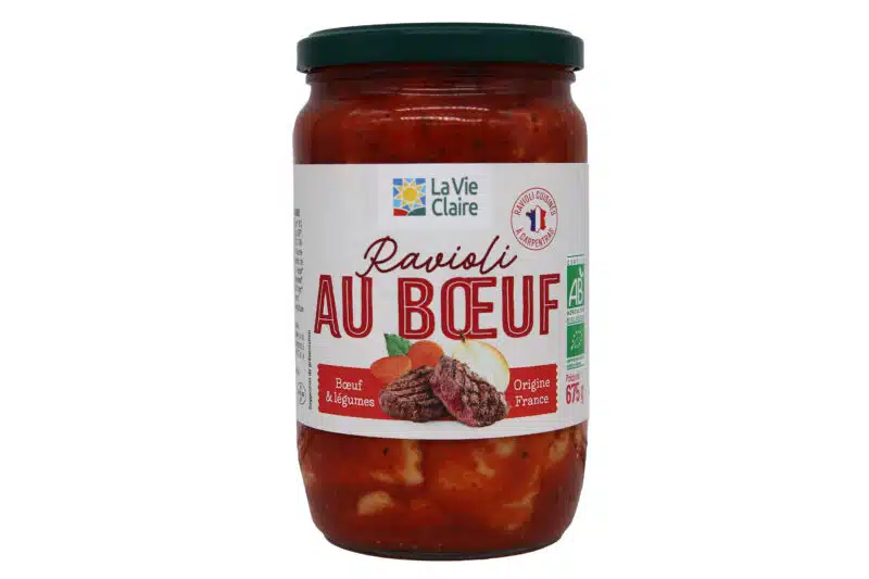 RAVIOLI AU BOEUF BIO