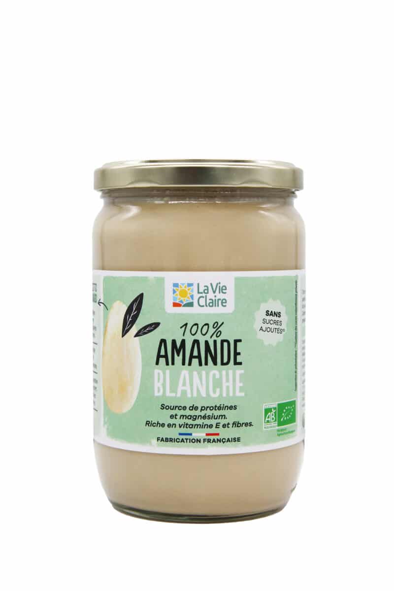 Purée d'amande blanche bio