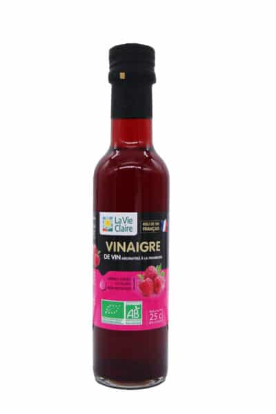 Vinaigre de vin aromatisé à la framboise bio