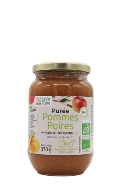 Puréé pommes poires bio