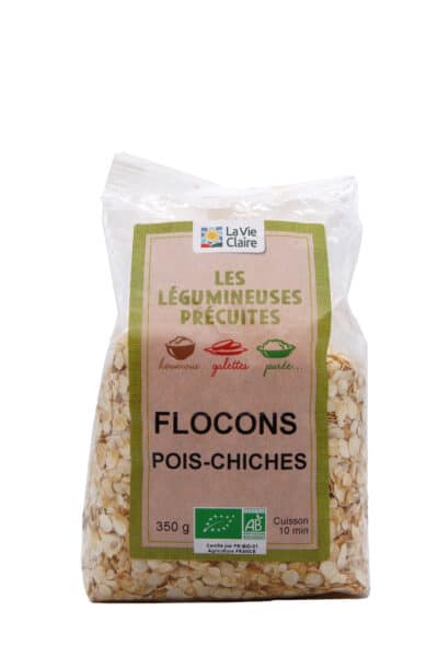 Flocons précuits pois chiches bio