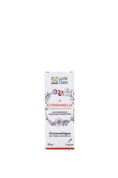 Huile essentielle de citronnelle bio