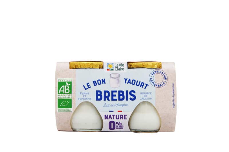 Yaourt doux de brebis 0% de Matières grasses 2x125g