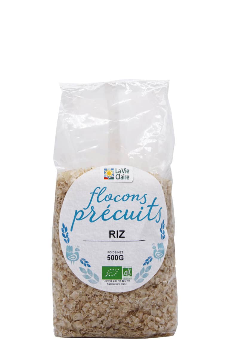 Flocons de riz précuits bio