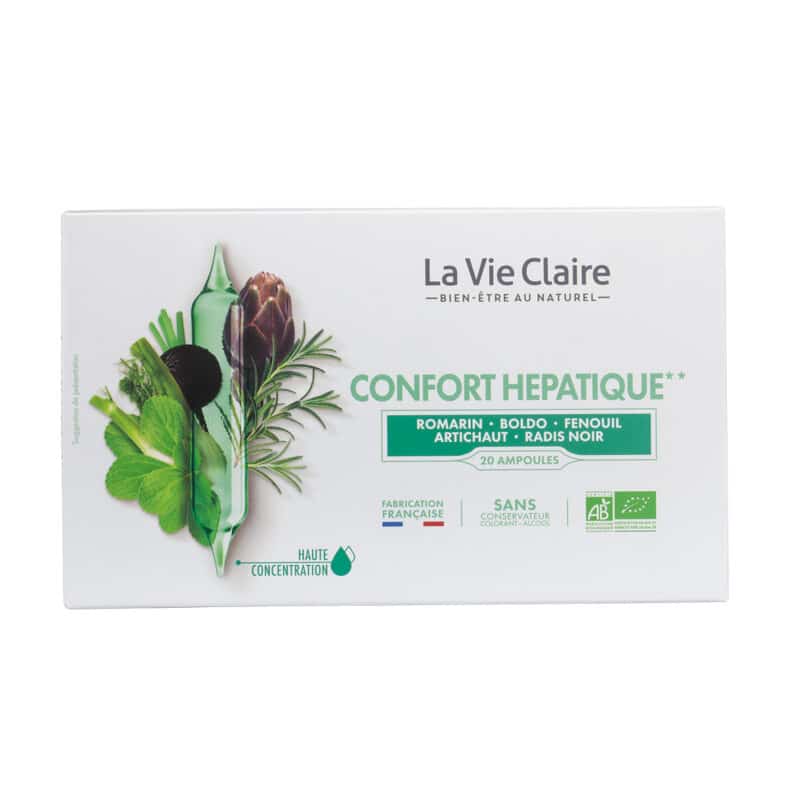 Confort hépatique - 20 ampoules bio