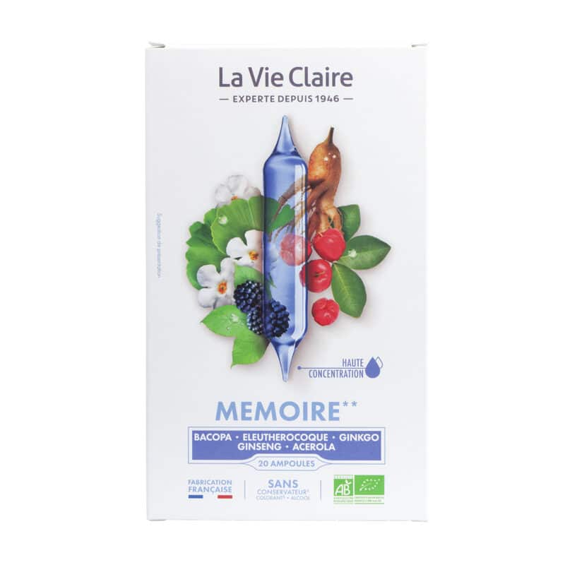 Mémoire - 20 ampoules bio