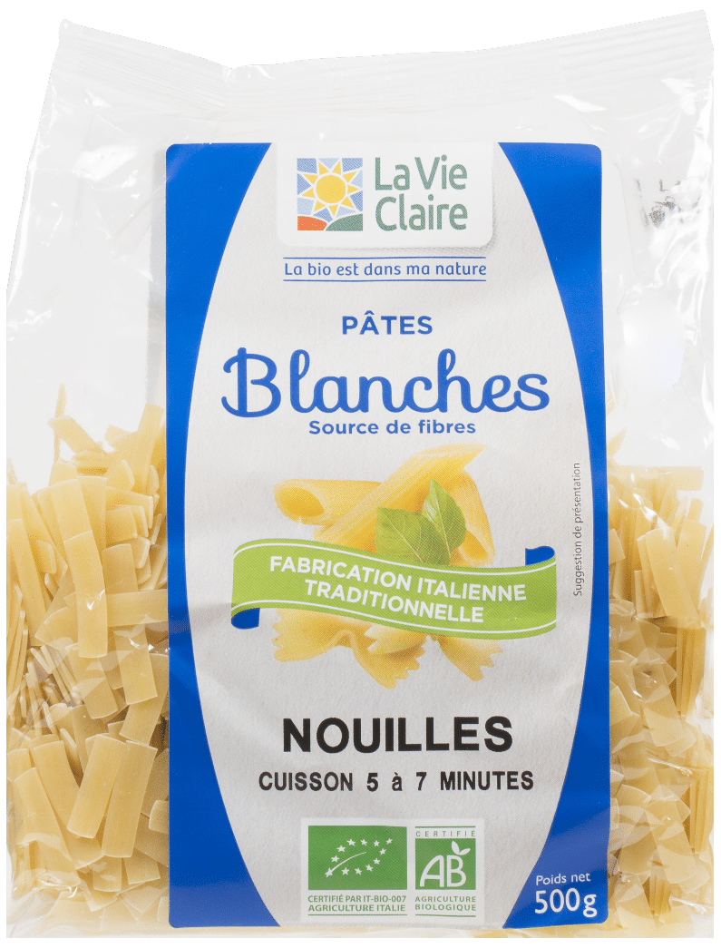 Nouilles blanches bio