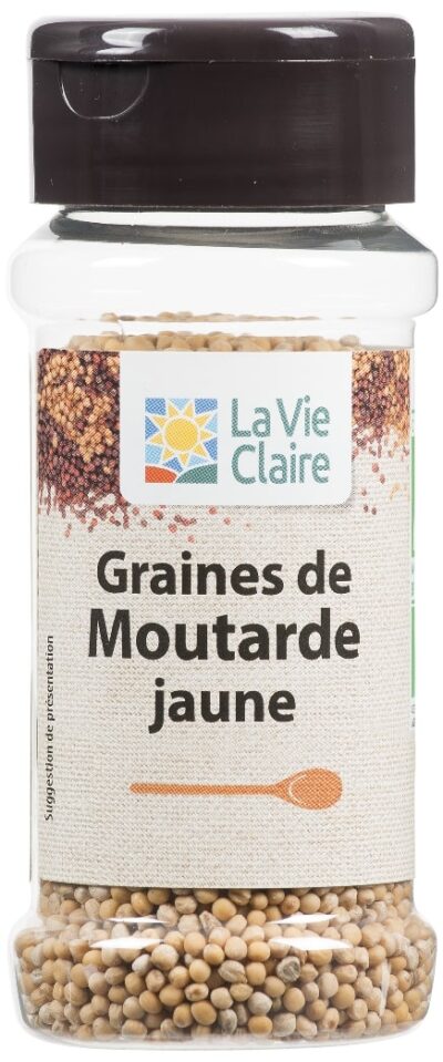 Graines de moutarde jaune bio