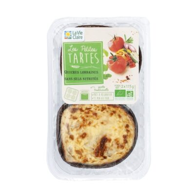 Quiche lorraine aux lardons sans nitrite bio