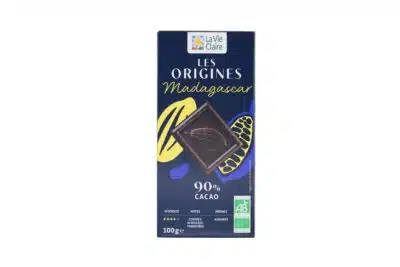 Tablette de chocolat noir