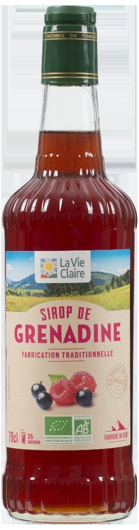 Sirop de grenadine bio