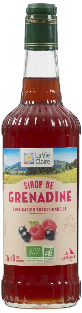 Sirop de grenadine bio