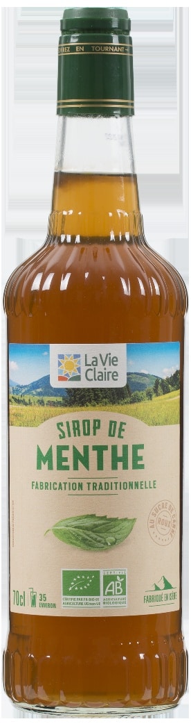 Sirop de menthe bio