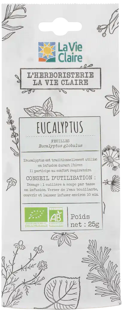 Eucalyptus feuilles en sac bio