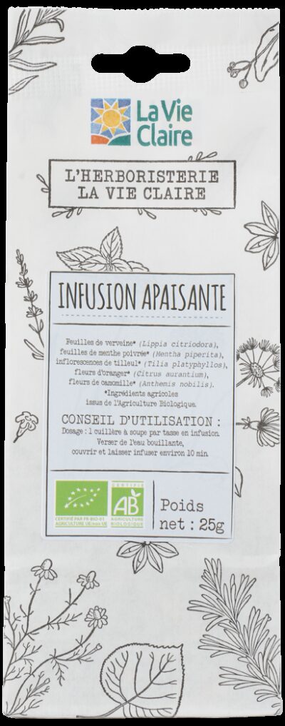 Infusion apaisante bio