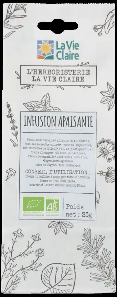 Infusion apaisante bio