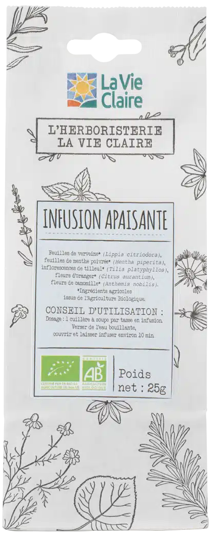Infusion apaisante bio