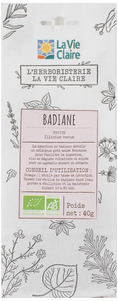 Badiane fruits bio