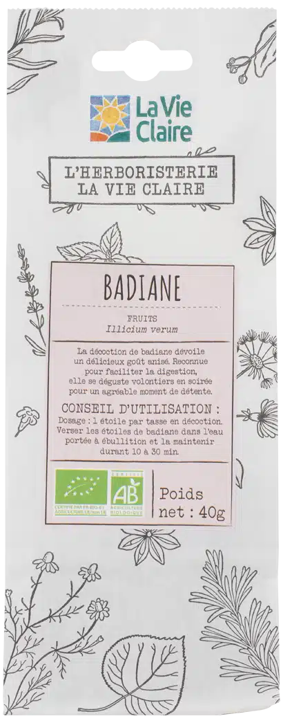 Badiane fruits bio