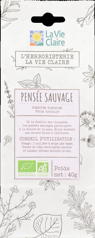 Pensée sauvage plante bio