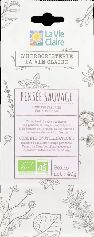Pensée sauvage plante bio