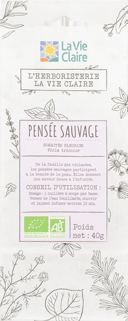 Pensée sauvage plante bio
