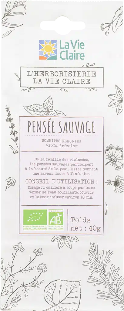 Pensée sauvage plante bio