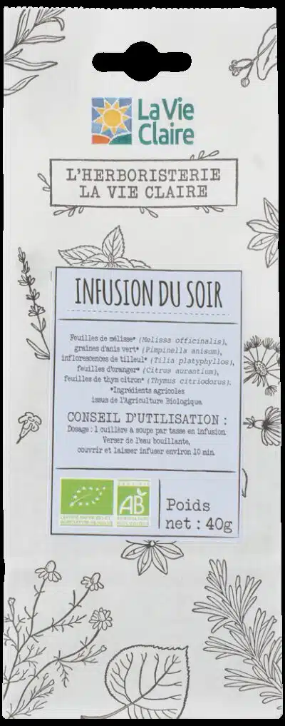 Infusion soir bio