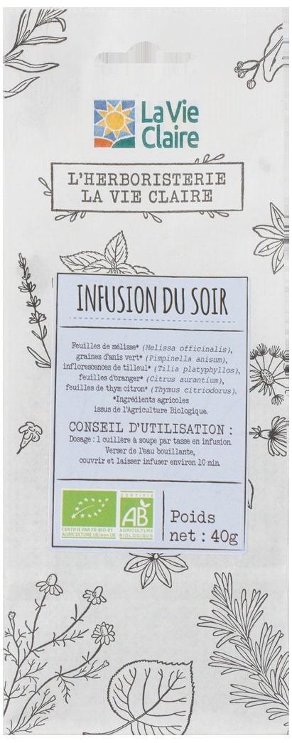 Infusion soir bio